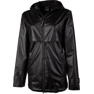 Charles River Black Leopard Print New Englander Rain Jacket 3XL